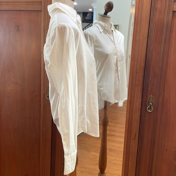 Vintage 90s the Limited white button-down shirt 100% cotton womens size M medium - Picture 3 of 10